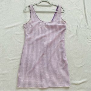 URBAN OUTFITTERS  GINGHAM MINI DRESS 💜🤍